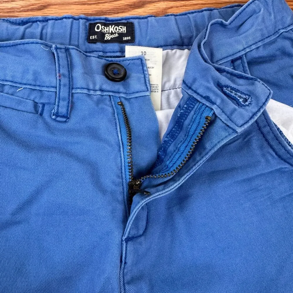 OshKosh Royal Blue Straight Leg Pants Boys Sz 10